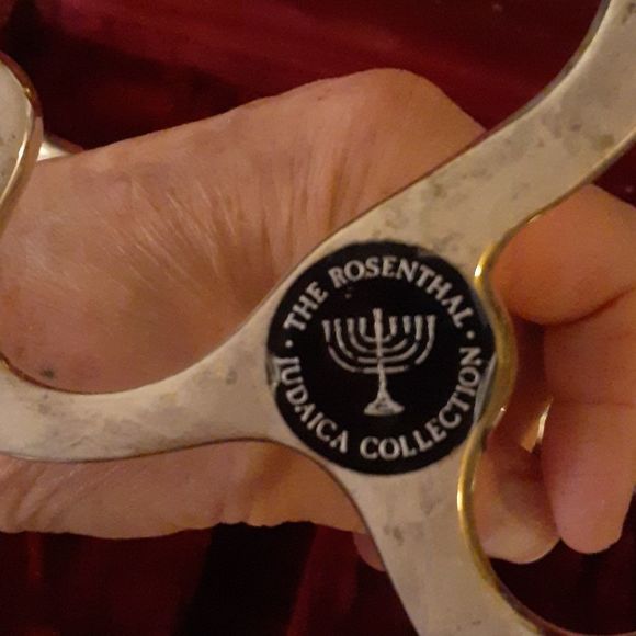 Menorah c. by Sandra Kravitz Original Presented by Rosenthal Judaica Collection - Picture 9 of 16